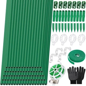 80 Pack Garden Stakes16" Each Plant Support Stakes DIY 4ft 5ft 6ft 7ft Sturdy... - Picture 1 of 7