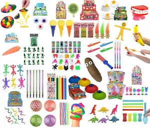 Kids Birthday Party Bag Favours Fillers Loot Toys & Games Piñata Prizes Jokes - Picture 1 of 45