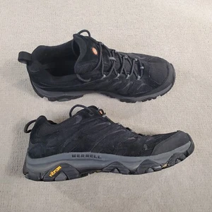 Merrell Moab 3 Hiking Shoes Mens 14 Black Outdoors Trail Walking Vibram J035875 - Picture 1 of 10