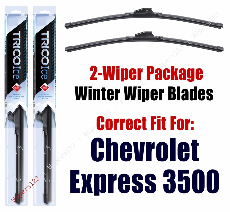 WINTER Wipers 2pk Super-Premium fits 1996+ Chevrolet Express 3500 - 35220x2 - Image 1 of 1