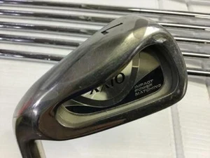 DUNLOP XXIO MP400 Left-handed NSPRO 8PC R-FLEX IRONS SET GOLF CLUBS JAPAN MODEL - Picture 1 of 5