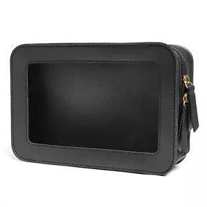 Clear Makeup Bags Tsa Approved Toiletry Bag With Zipper Clear Makeup Organizer F - Picture 1 of 7