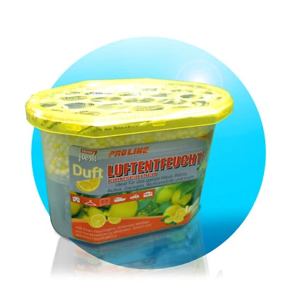 REINEX FRESH Luftentfeuchter Duft 500ml Entfeuchter Raumentfeuchter Box Auto Keller Lemon