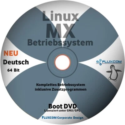 Linux MX 64 Bit 2025, komplettes Betriebssystem in deutsch - Bild 1 von 2