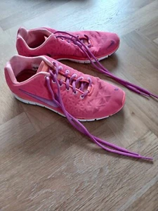 Nike Free 5.0 Running Trainers UK 6 Ladies Bright pink/purple - Picture 1 of 8