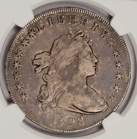 1798 Draped Bust Dollar Large Eagle NGC VF30 Gorgeous CHOICE Original! #CRN06 Cover
