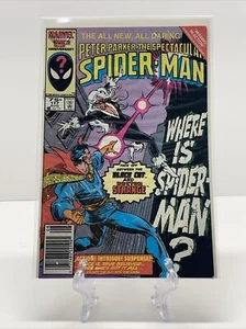 Peter Parker The Spectacular Spider-Man #117 (Marvel Comics 1986) Newsstand - Picture 1 of 11