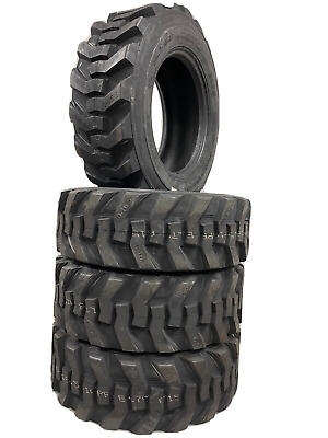 (4) 10X16.5  Skid Steer Tires 10-16.5 Fits Bobcat Loaders 10 16.5 HD 10-16.5 • 679.88£
