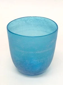 VINTAGE 1960s MURANO SCAVO ACID TEXTURED ITALIAN GLASS BOWL - Foto 1 di 5