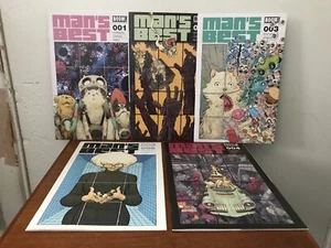 NM Man's Best 1-5 Komplettsatz (Boom!, 2024) #1 #2 #3 #4 #5 Sci-Fi Comics - Bild 1 von 7
