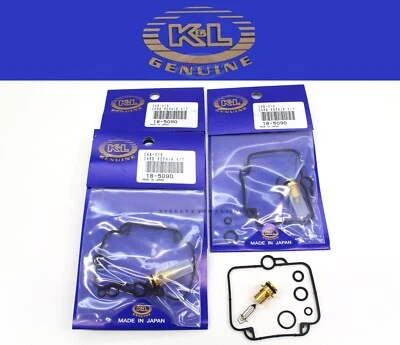 4x Carburetor Rebuild Kit 97-00 GSF1200 S Bandit 95-98 GSXR1100 Carb Repair J145 - Image 1 of 4