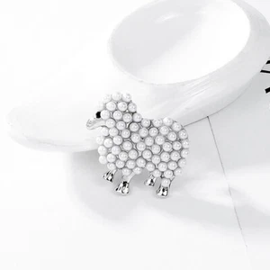 Creative Pearl Sheep Brooch - Picture 1 of 14