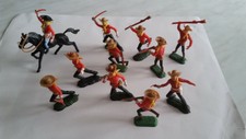 NARDI soldatini figurini militari giubbe rosse Canadesi vintage made in Italy