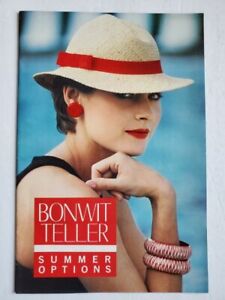1983 Summer Options BONWIT TELLER Fashion catalog Esme Marshall Nancy Decker