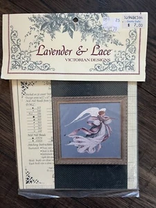 Lavender & Lace Angel of Spring Cross Stitch Pattern LL23 NIP - Picture 1 of 2