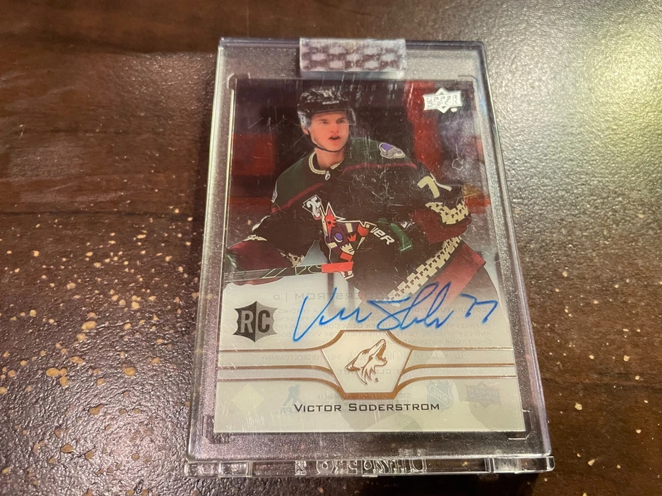 2020-21 Upper Deck Clear Cut Rookie Auto VICTOR SODERSTROM #CC-VS - Image 1 of 1