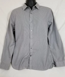Camisa a Rayas American Eagle Outfitters Para Hombre Botón Frontal Talla Grande - Imagen 1 de 5