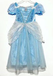 Disney Cinderella Princess Dress Pretend Play Dress Up Party Costume Sz 5/6 - Picture 1 of 8