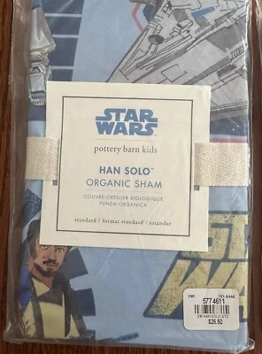 Pottery Barn Teen Star Wars Han Solo STANDARD Sham (1) NWT - Image 1 of 3