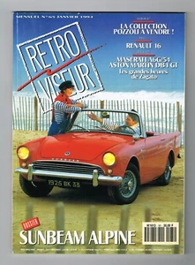 *** SPIEGEL Nr. 65 *** 01-1994 // Rückenlehne SUNBEAM ALPINE - MASERATI vs ASTON - Bild 1 von 2