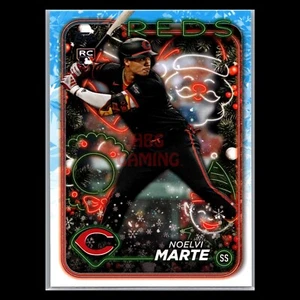 Noelvi Marte RC 2024 Topps Holiday Cincinnati Reds Rookie Card #H200 - Picture 1 of 2