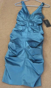 WOMEN'S GOWN - DRESS - NICOLE MILLER COLLECTION - COLOR - TOURQUISE - SIZE - 4 - Picture 1 of 2