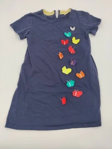 3D Butterfly Shirt Kid's Top Size 7-8Y Blue - Picture 1 of 10