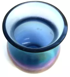 Antikes Sammlerstück Glas Zahnstocher Vintage blau schön irisierend West Germany - Bild 1 von 4