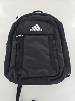 Adidas Excel 7 Backpack School/Laptop Bag One Size Black/White IU7678 New - Image 1 of 4