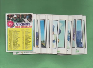 1973 Topps Football MINNESOTA VIKINGS Complete Team Set - 21 CARDS - Picture 1 of 4