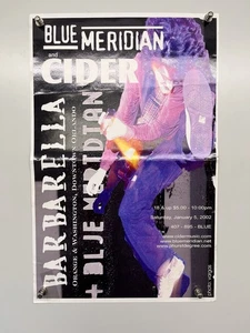 Meridian Cider Poster Barbarella Saturday 5th January 2002 - Picture 1 of 12