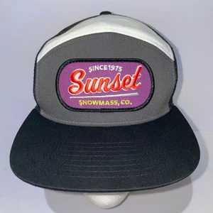 Sunset Snowmass Co Americana Baseball Cap - Picture 1 of 7