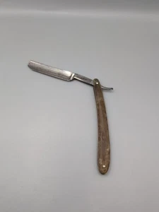 Vtg Tonsorial Gem Straight Razor F.A. Clauberg New York, Made In Germany - Picture 1 of 9