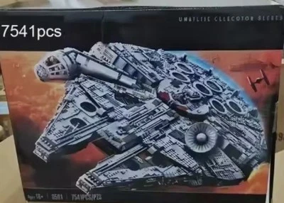 Brand New 7541PCS Millennium Ship Falcon Model Bricks Building Blocks MOC 75192 - Image 1 of 3