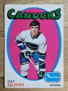 1971-72 O-Pee-Chee #122 Pat Quinn (GOOD) - Picture 1 of 2
