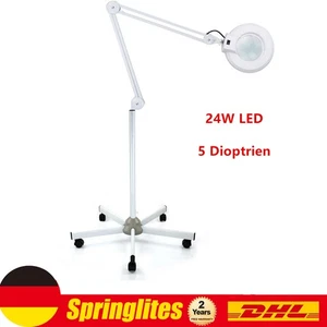 Lente di ingrandimento LED 24 W lampada da lavoro lampada di ingrandimento cosmetica lente di ingrandimento 5 diottrie - Foto 1 di 8