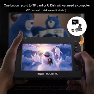 Scheda di acquisizione video HDMI 4K con riproduzione schermo registrazione su scheda TF USB U unità flash - Foto 1 di 12