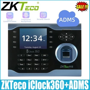 ZKTeco iclock360 ADMS TCP/IP Biometric 8000 Fingerprint Time Attendance Recorder - Picture 1 of 12