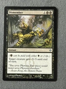 Dismember NM MTG New Phyrexia uncommon black instant - Picture 1 of 2