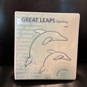 Great Leaps Reading Program 3 Ring Binder Campbell Mercer Adult - Bild 1 von 10