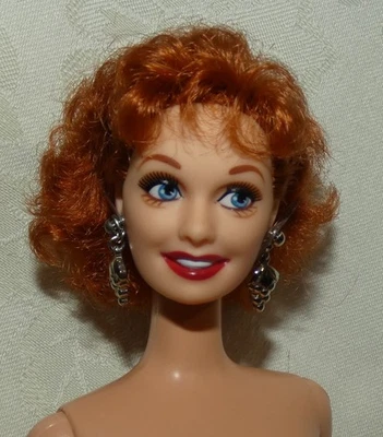 NUDE BARBIE DOLL I LOVE LUCY LUCILLE BALL ITALIAN MOVIE RED HAIR BLUE EYES - Image 1 of 4