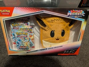 Pokemon Prismatic Evolutions TCG Accessory Pouch Special Collection - Brand New - Picture 1 of 2