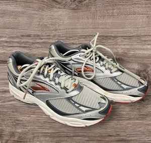 Brooks Radius4 Cushion Running Shoes Mens Sz 8 Med 411259611 Silver Grey White  - Picture 1 of 13