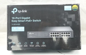 TP-Link TL-SG1016PE 16-Port PoE+ Smart Managed Ethernet Switch - Picture 1 of 3