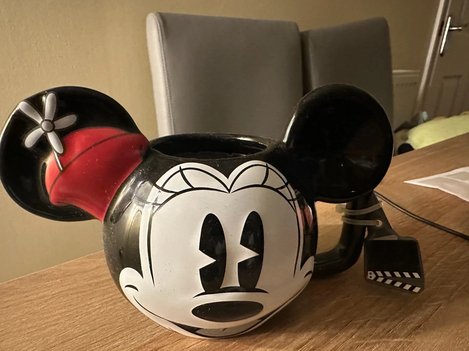 BNWT Shop Disney Store Minnie Mouse Shaped Mug Cup & Spoon Set - Image 1 of 1