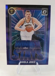 2024-25 Donruss Optic Winner Stays Nikola Jokic #6 Purple Prizm - Picture 1 of 2