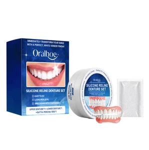 Silicone Reline Denture Set Soft Denture Silicone Reline Kit Instant Teeth - Picture 1 of 6