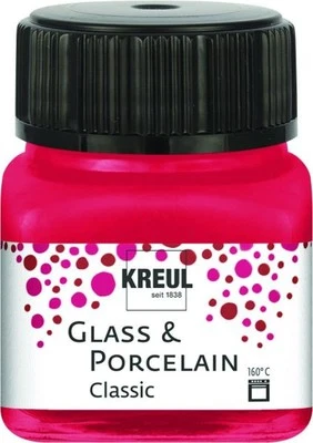 Kreul Glass & Porcelain Classic karminrot 20 ml Glas- & Porzellanmalstifte