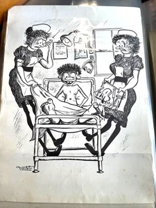 Original Vintage 1960s British Poster Screen Print, NHS Hospital, by Bill Martin - Picture 1 of 9