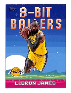 LeBron James 2025 Topps 8-Bit Ballers 8B-19 Los Angeles Lakers Insert NM/M - Bild 1 von 2